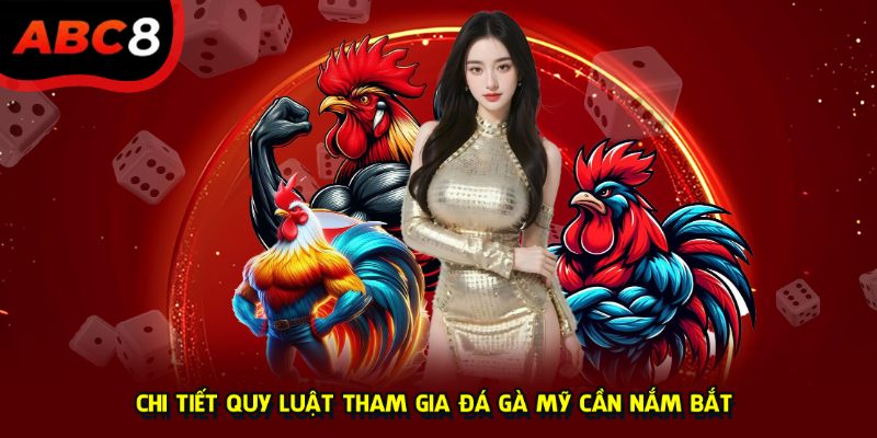 Chi tiết quy luật tham gia đá gà Mỹ cần nắm bắt 