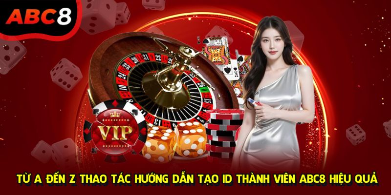 Từ A đến Z thao tác hướng dẫn tạo ID thành viên ABC8 hiệu quả